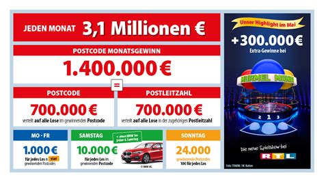 postleitzahl lotterie gewinnchancen